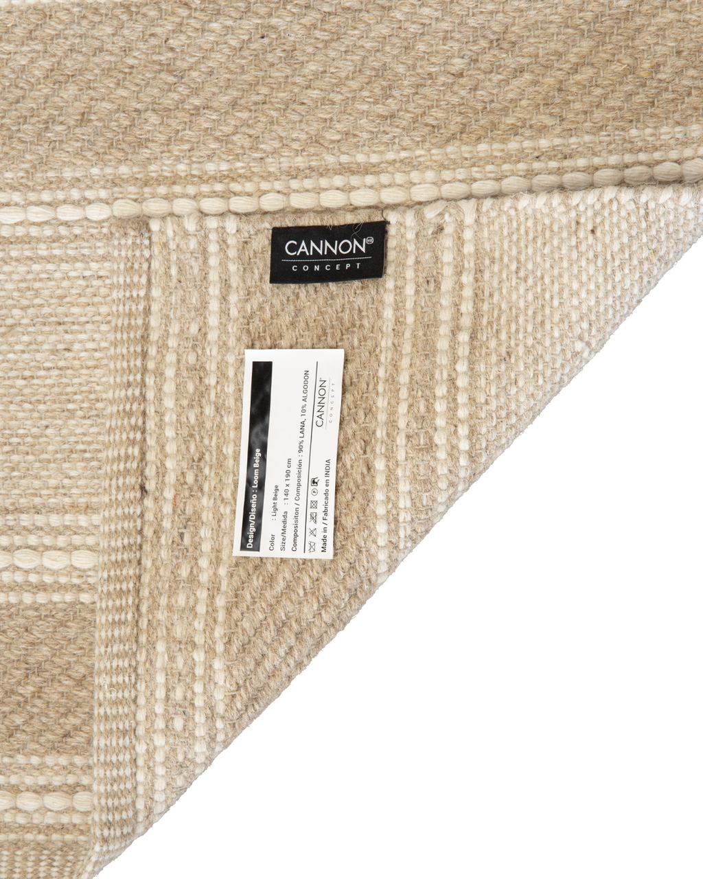 Alfombra Loom Beige 160x230 cms Cannon