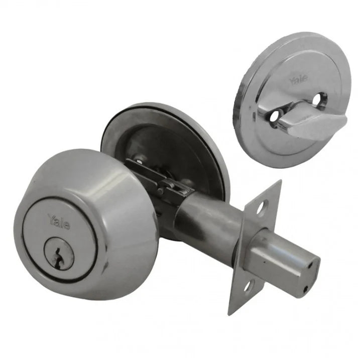 Cerrojo De Seguridad Llave/Perilla Inoxidable Yale