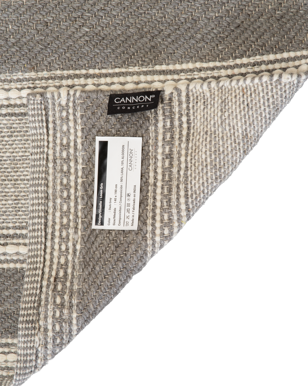 Alfombra Loom Gris 200x290 cms Cannon