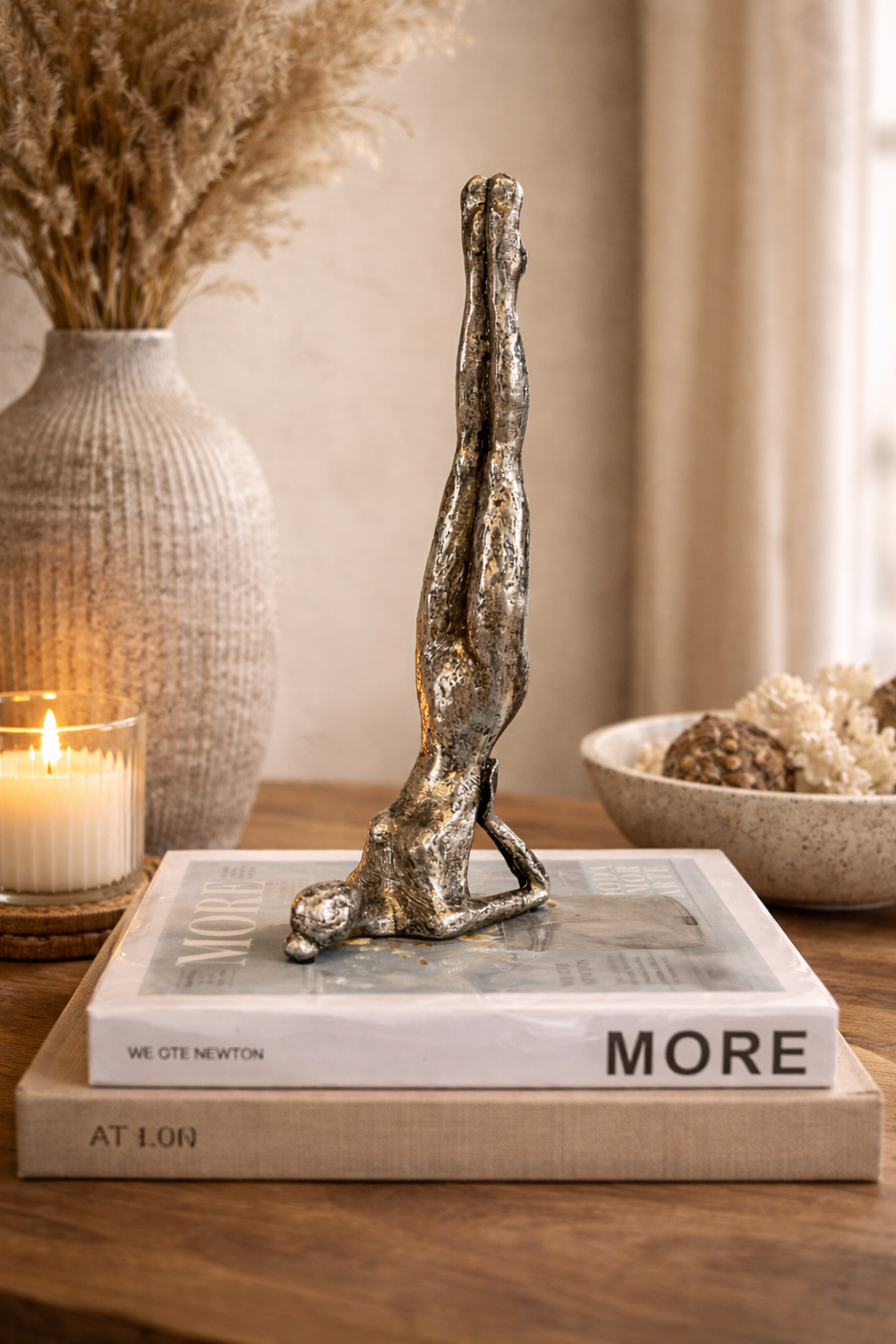 Escultura resina yoga