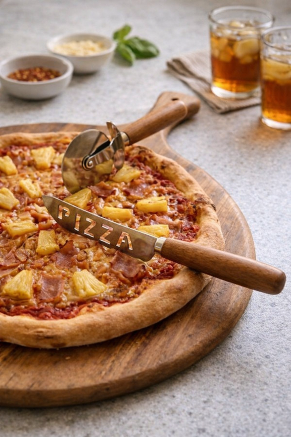 Set Cortador pizza + Cuchillo