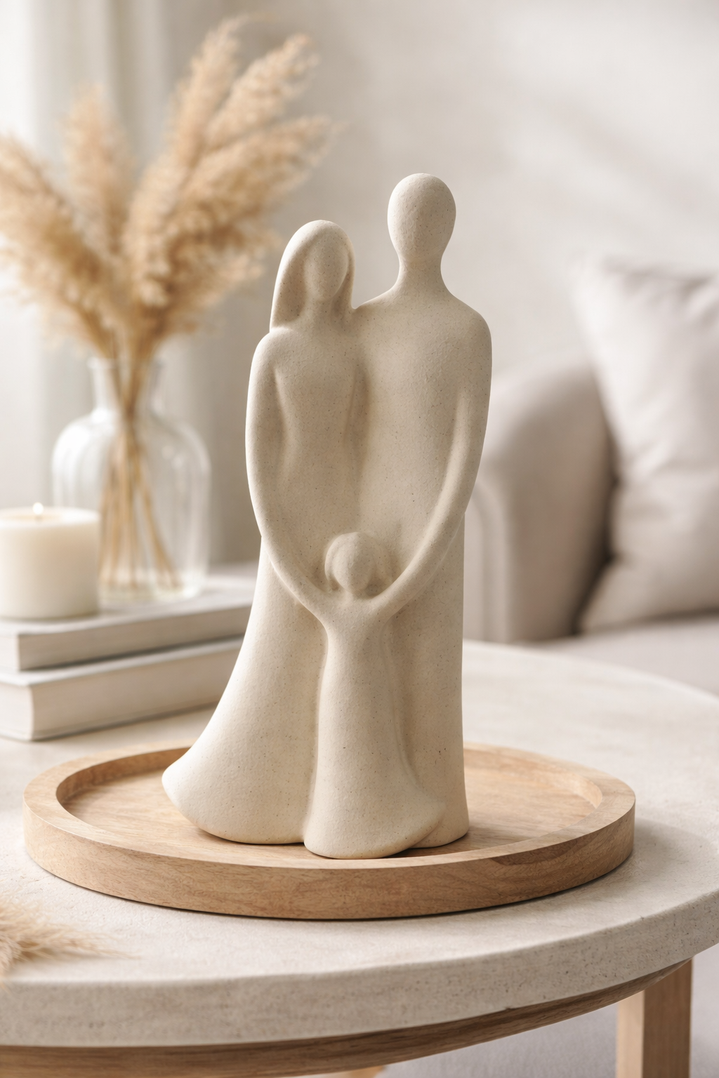 Figuras Decorativas Cerámica "Familia"