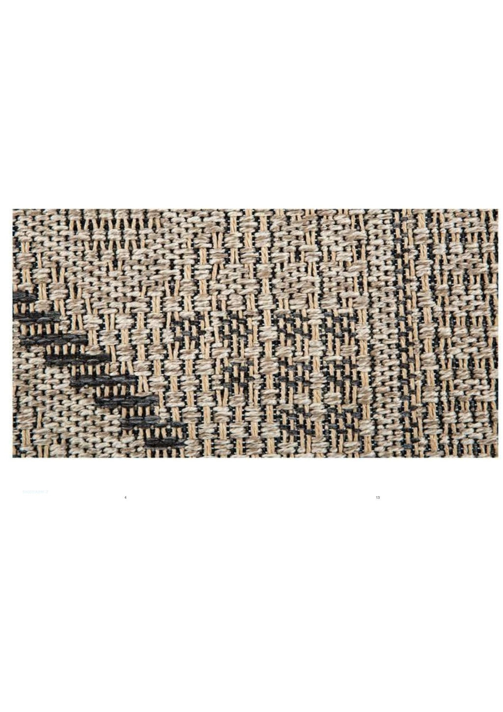 Alfombra natura "Adhara" cannon 160x235 cms
