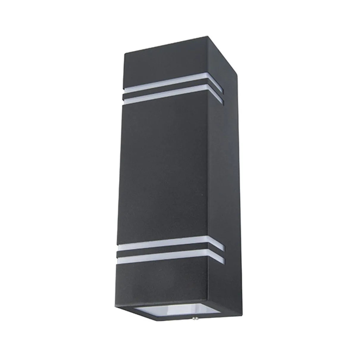 Aplique Exterior Bika Bidireccional Negro