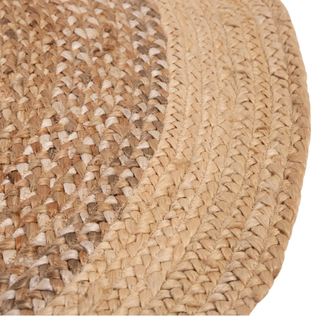 ALFOMBRA REDONDA JUTE BRAIDED BEIGE 150X150 BEIGE DIB