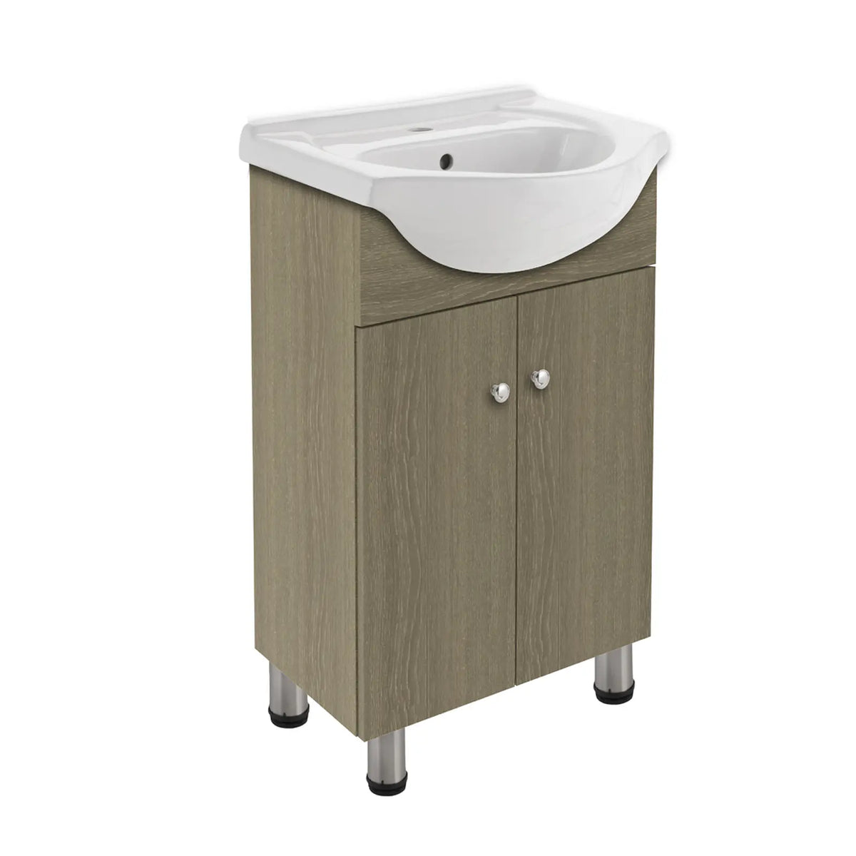 Mueble Vanitorio Madera Vetada 50x43x83 Duschy