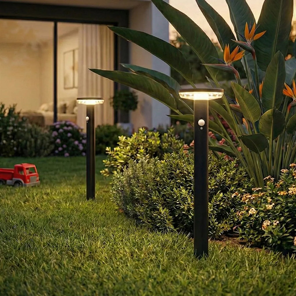 Estaca solar tesar 50 cms con sensor 5w triple función