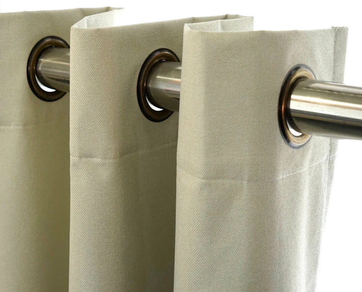 Cortina Blackout 2 Paños Trento Beige DIB