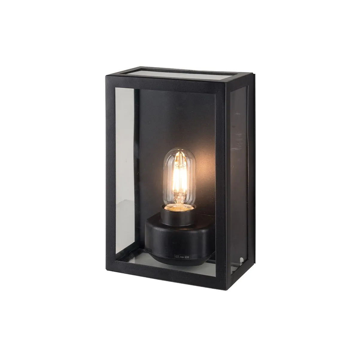 Aplique Exterior Varina Glass Negro